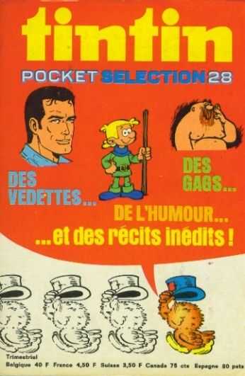 Scan de la Couverture Tintin Slection n 28